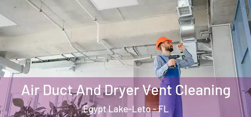  Air Duct And Dryer Vent Cleaning Egypt Lake-Leto - FL