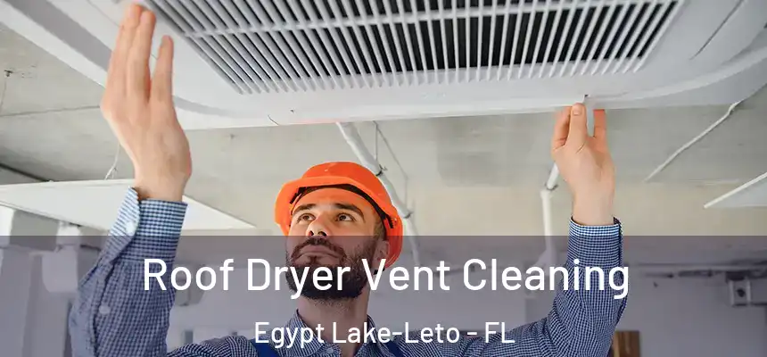 Roof Dryer Vent Cleaning Egypt Lake-Leto - FL